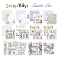 ScrapBoys Lavender Love 6x6 Inch Paper Pad (SB-LALO-09) 